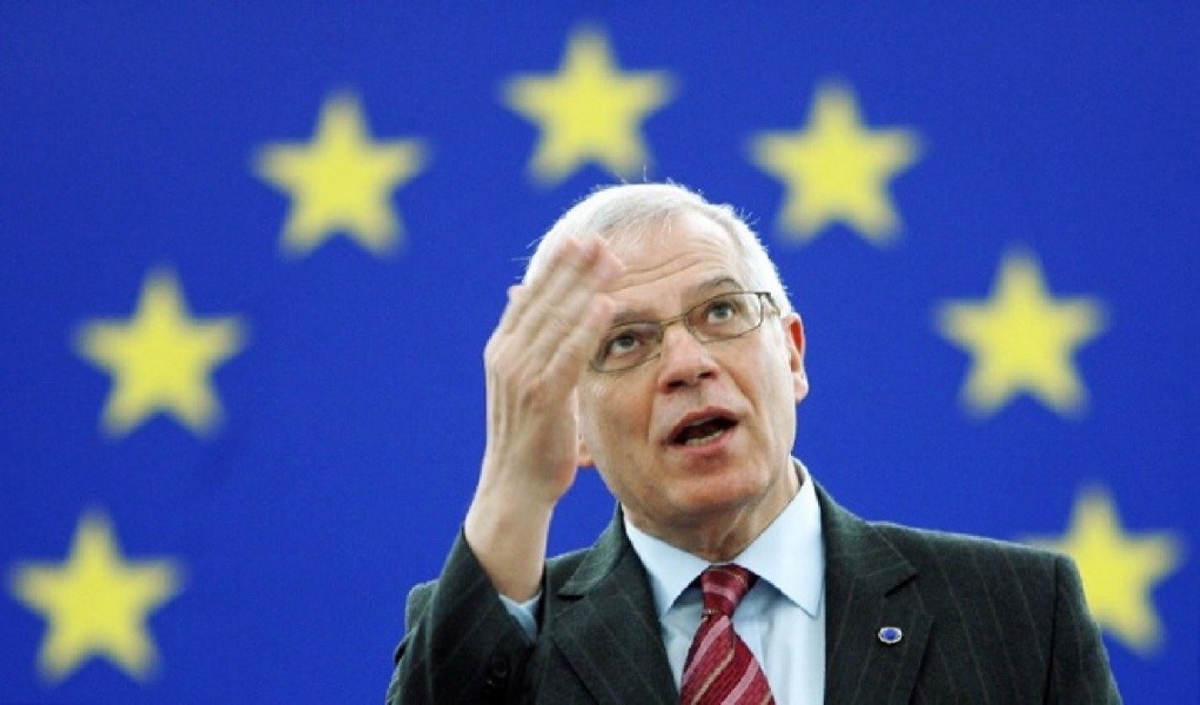 Cao ủy EU về chính sách an ninh và đối ngoại Josep Borrell. Ảnh: Reuters