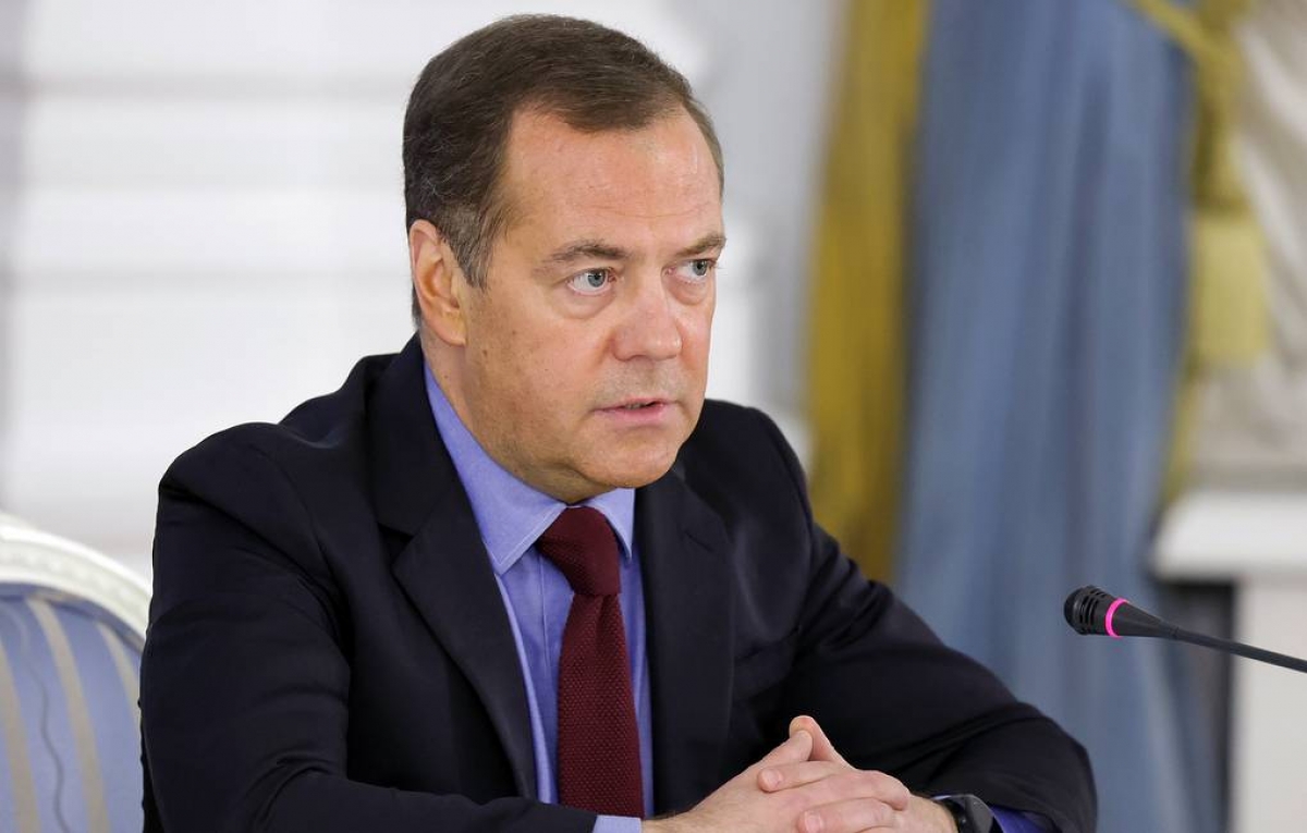 Phó Chủ tịch Hội đồng An ninh Nga Dmitry Medvedev. Ảnh: Tass