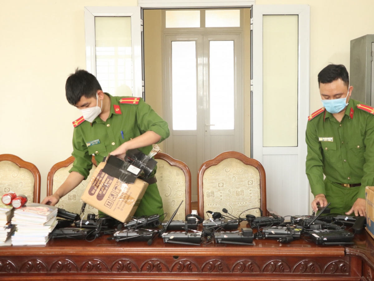 Tang vật trong vụ án.