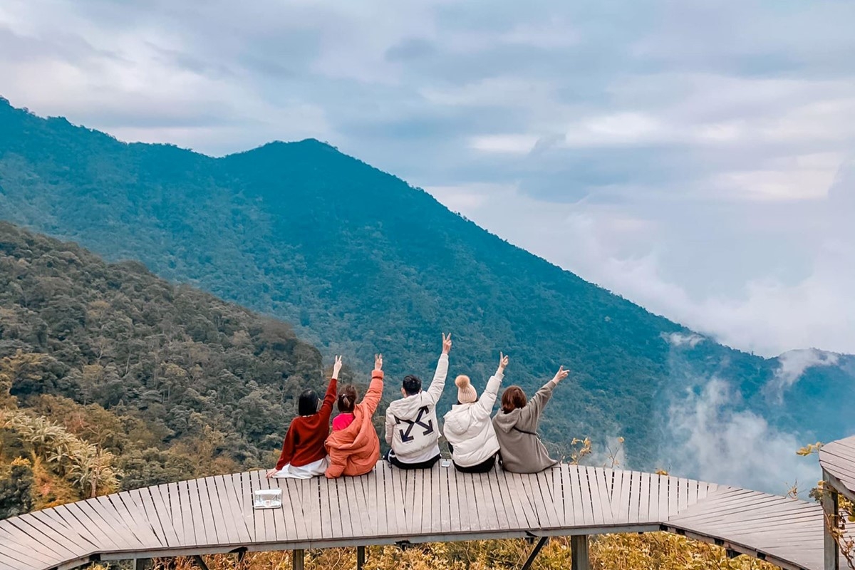 Cách Hà Nội chỉ khoảng 80km, Tam Đảo được nhiều bạn trẻ lựa chọn là điểm đến trong kỳ nghỉ lễ này.