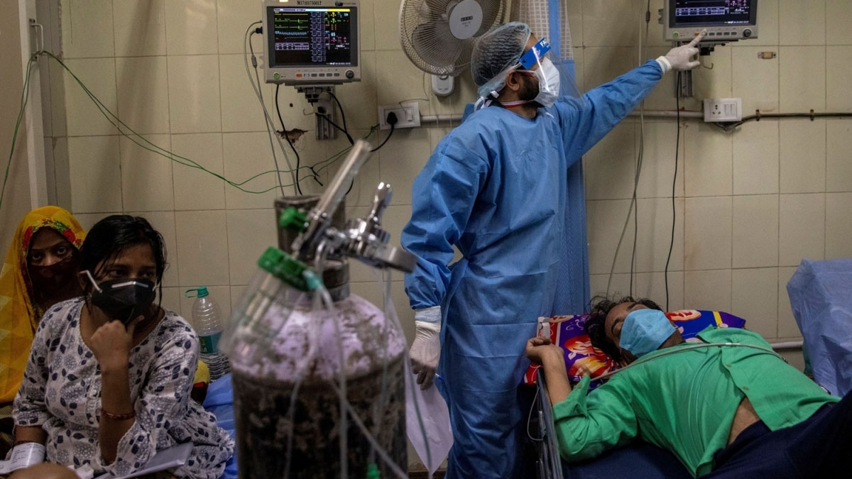 Bệnh viện Ấn Độ thời Covid-19. (Ảnh minh họa, nguồn: Reuters)