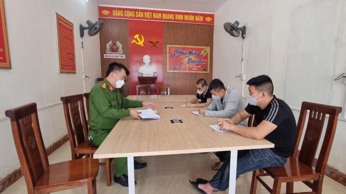 Các đối tượng tại cơ quan điều tra