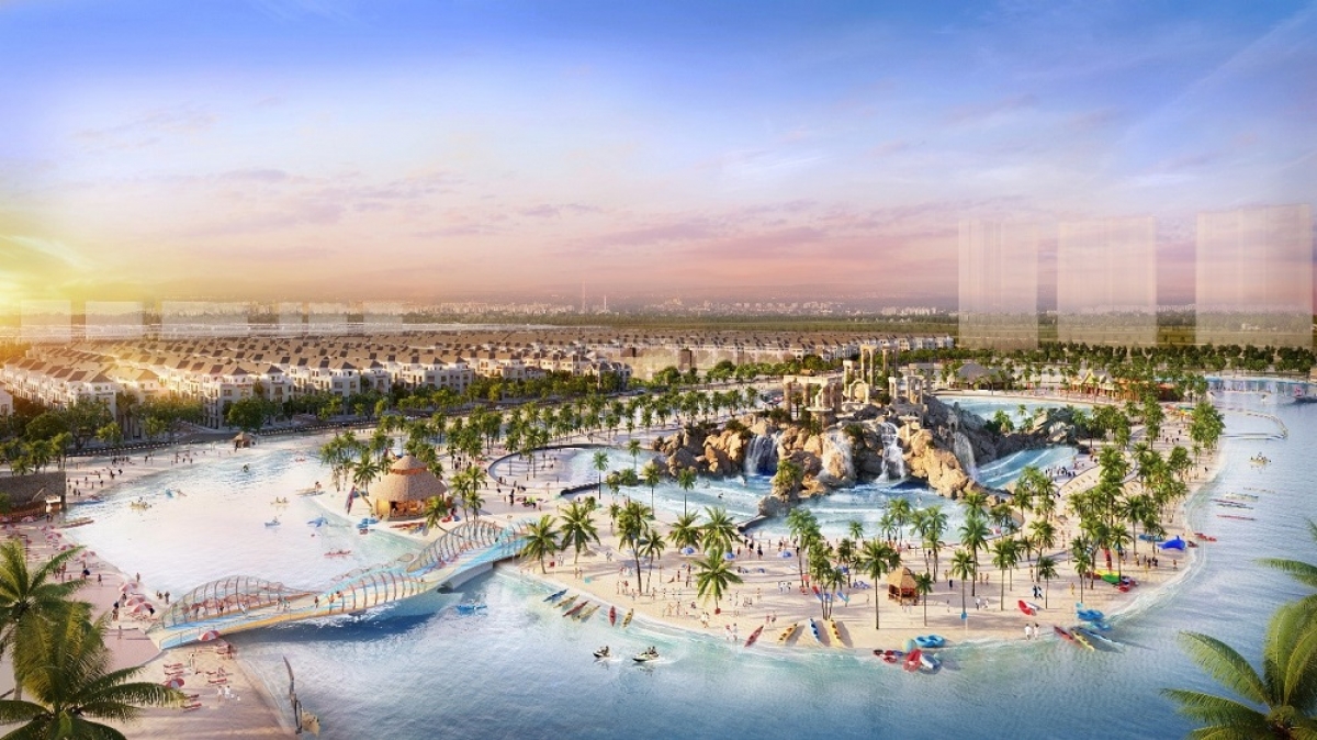Siêu sự kiện khai trương Tổ hợp công viên Biển tạo sóng Summer Wave Park mang đậm sắc màu và hơi thở miền biển giữa lòng Thủ đô.