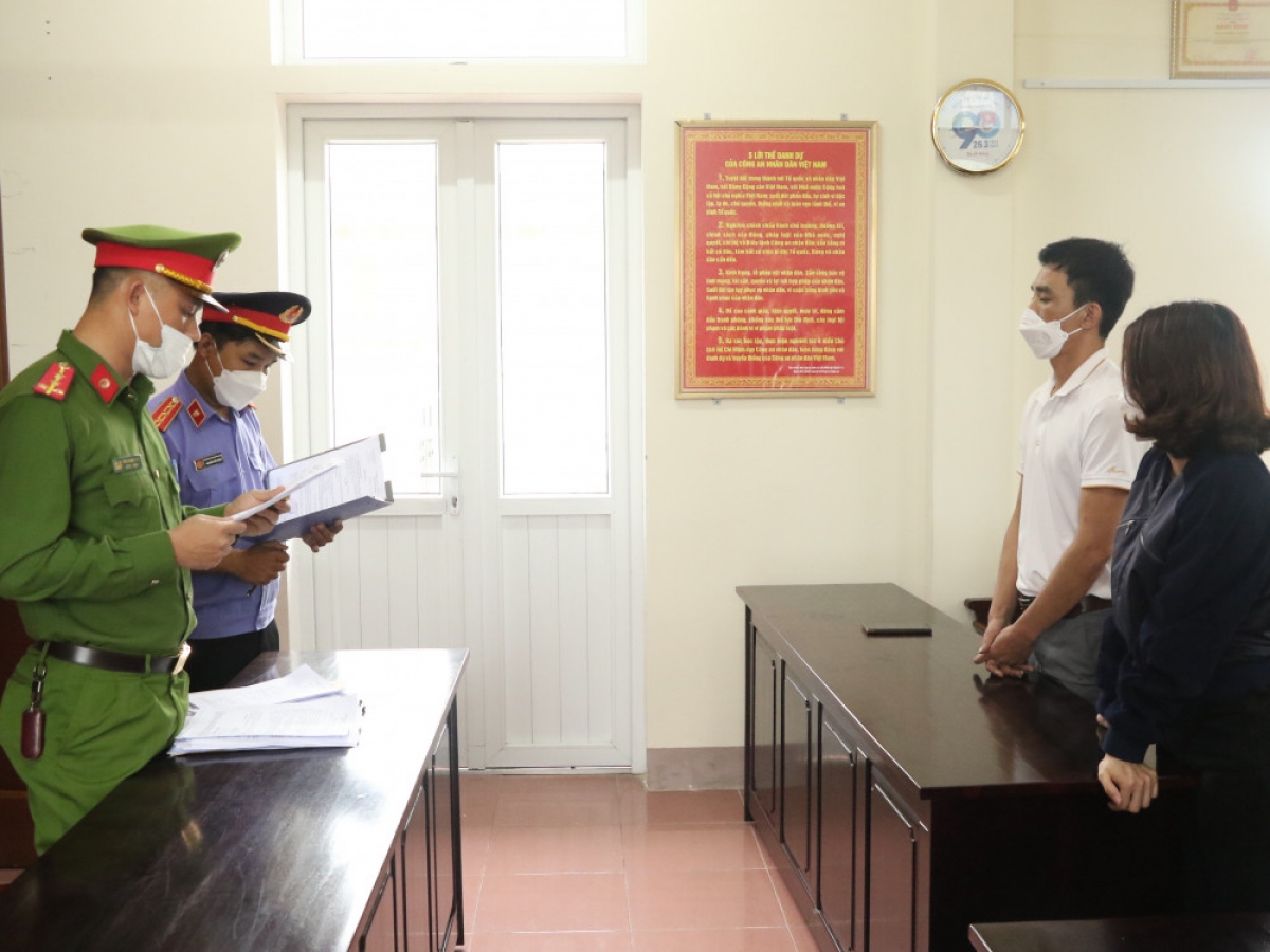 Cơ quan CSĐT Công an tỉnh Hà Tĩnh đã khởi tố bổ sung đối với Đỗ Khắc Điệp và Võ Thị Thu Hà về tội “Trốn thuế