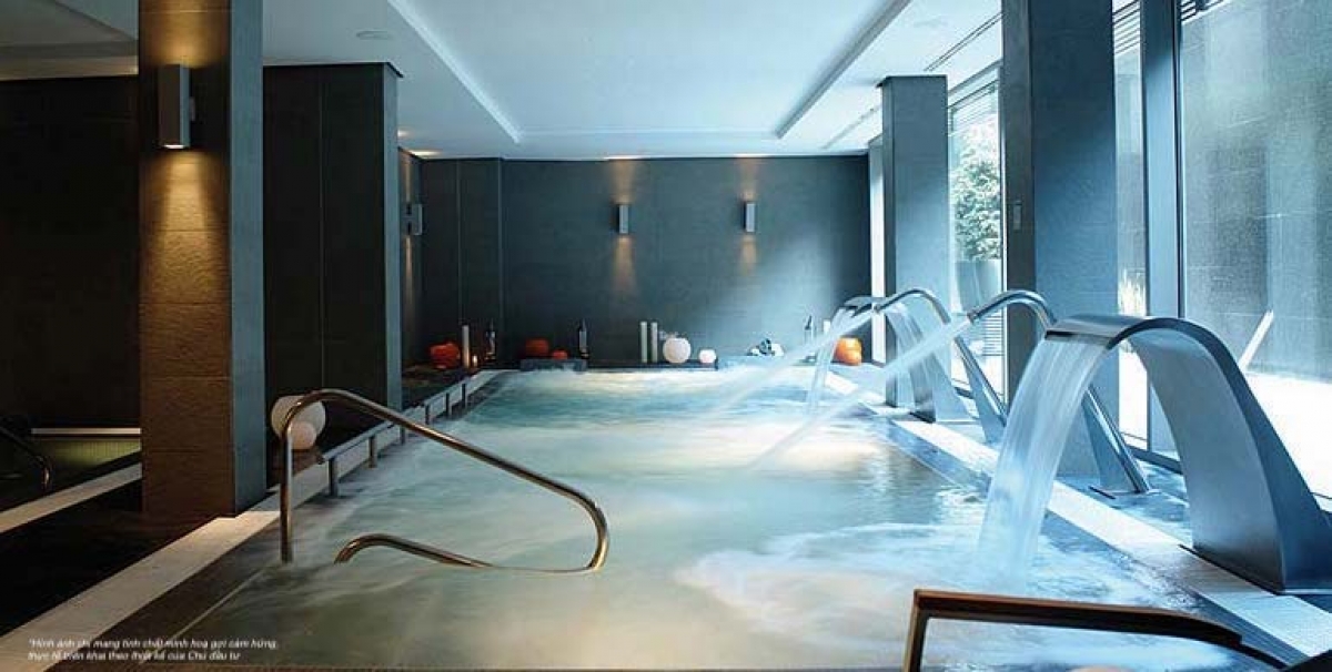 Hồ Jacuzzi Spa bốn mùa phong cách khách sạn, resort 5* (Ảnh minh hoạ)
