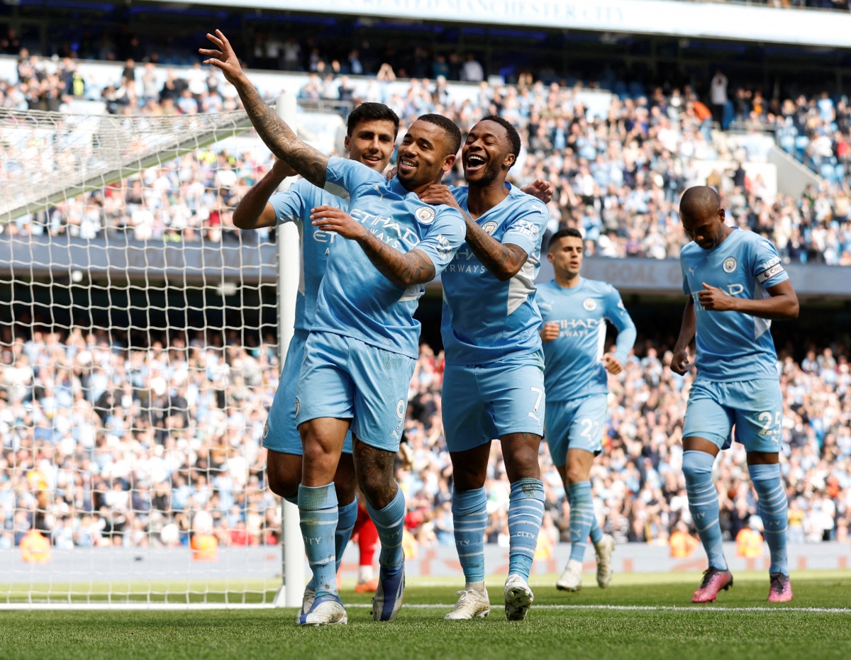 Man City thắng đậm Watford (Ảnh: Reuters)