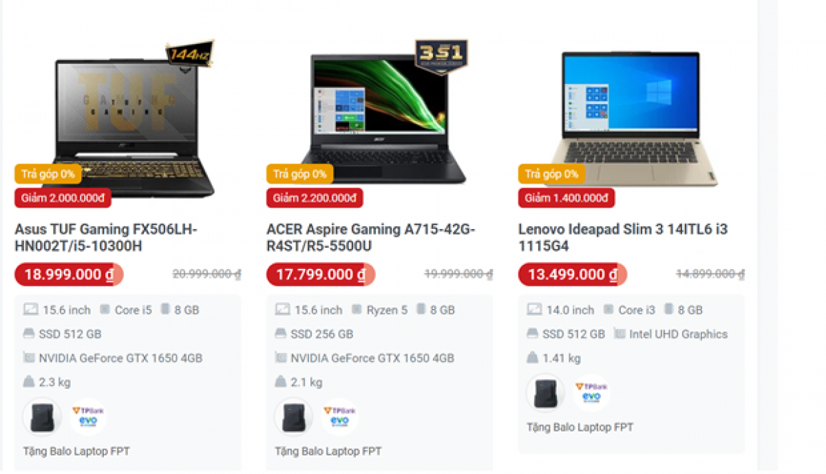 Các đại lý, cửa hàng tung hàng loạt các chương trình khuyến mãi với các sản phẩm laptop.