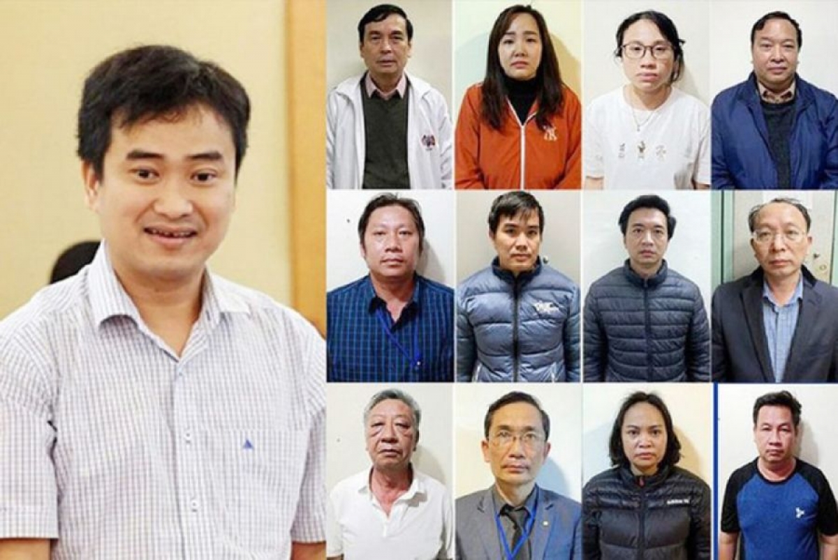 Các bị can trong vụ Việt Á
