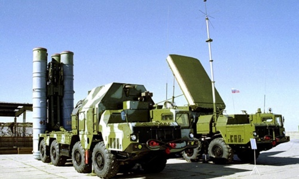 Hệ thống phòng thủ tên lửa S-300. Ảnh: AP