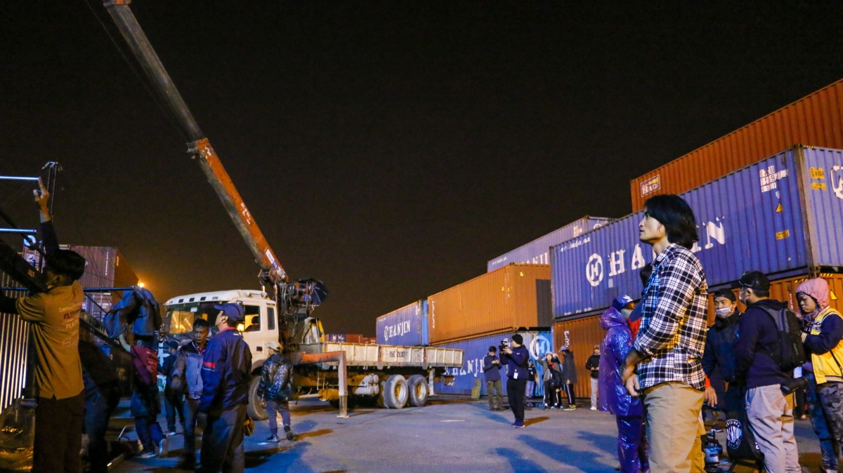 Cảnh quay khó nhất trong phim.