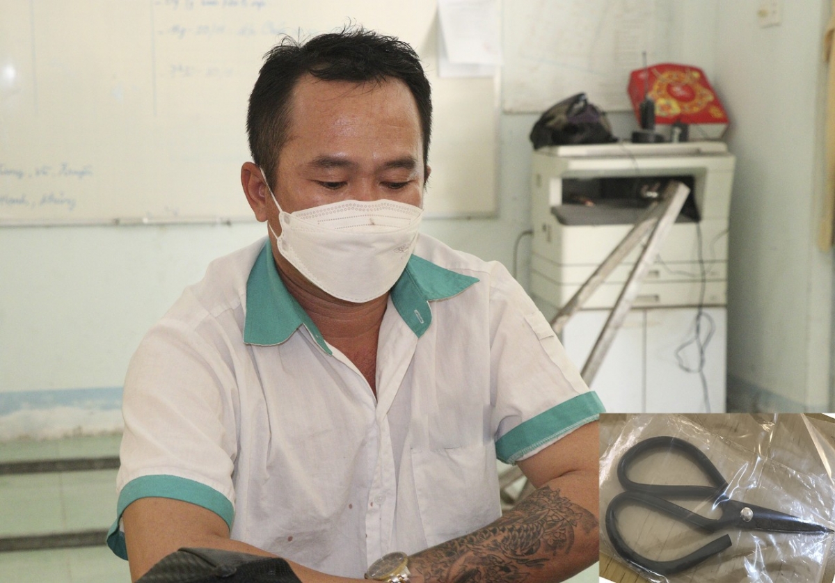 Nguyễn Văn Đầy tại cơ quan công an