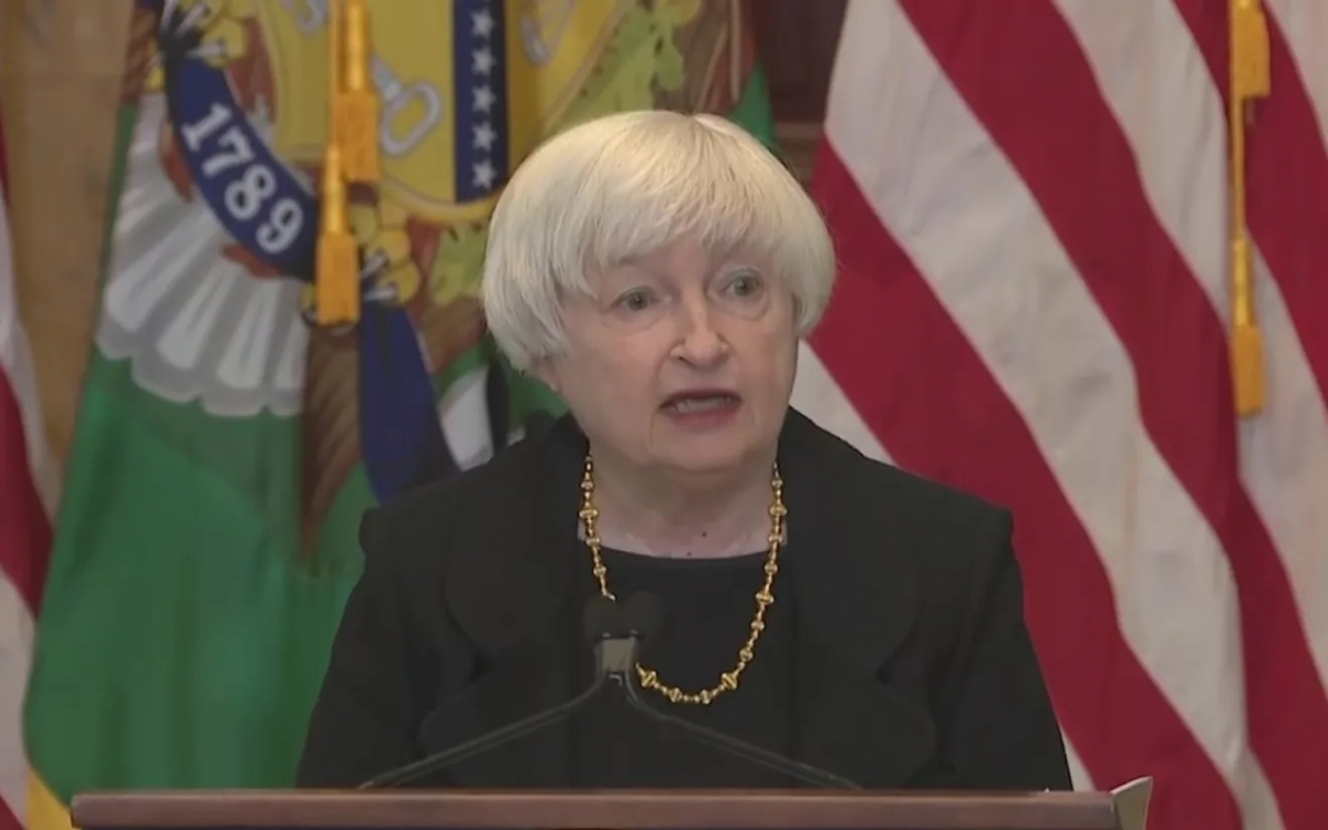 Bộ trưởng Tài chính Mỹ Janet Yellen. Ảnh: Sputnik.