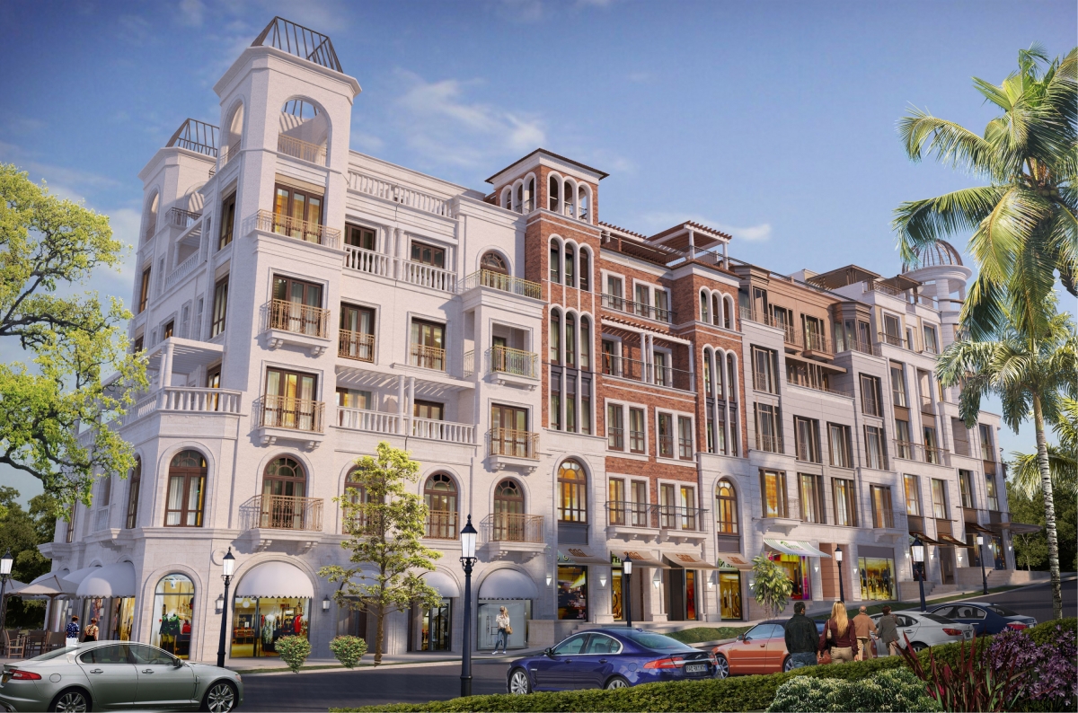 Boutique shophouse Star Avenue tái hiện tuyến phố mua sắm sang trọng bậc nhất tại Beverly Hills.