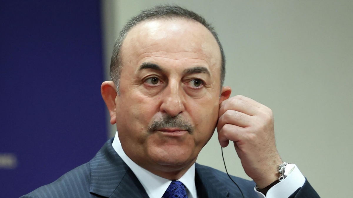 Ngoại trưởng Thổ Nhĩ Kỳ Cavusoglu. Ảnh: AFP