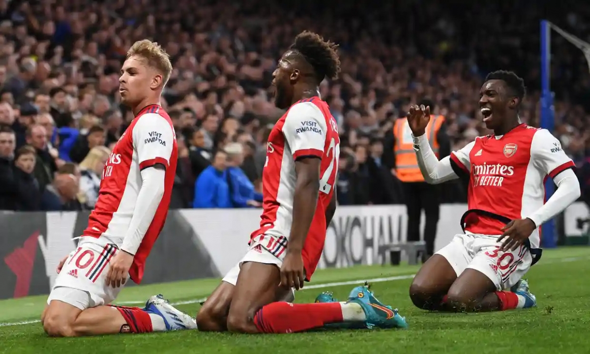Arsenal giành chiến thắng kịch tính trước Chelsea. (Ảnh: Getty)