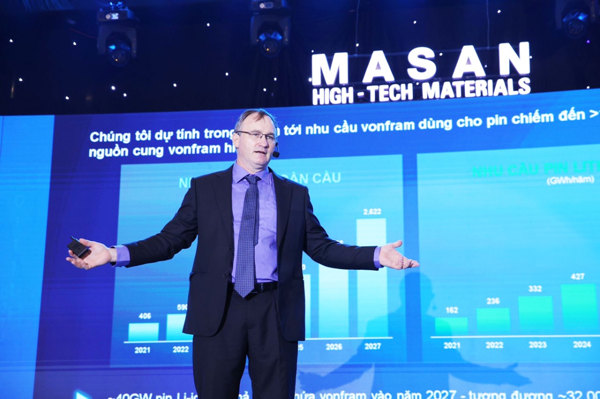 Craig Richard Bradshaw, Tổng Giám đốc Masan High-Tech Materials phát biểu tại sự kiện.