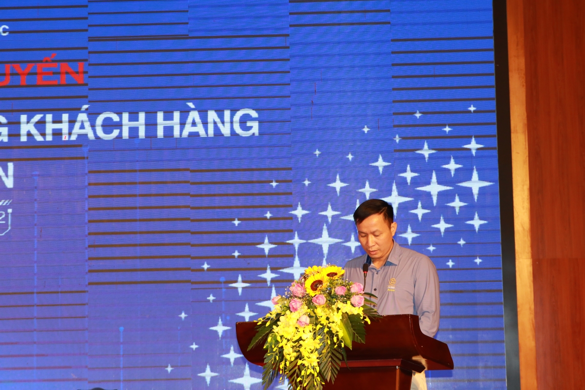 Ông Đào Trung Kiên – Giám đốc Công ty cổ phần Prime Vĩnh Phúc đại diện doanh nghiệp tiêu thụ điện phát biểu.