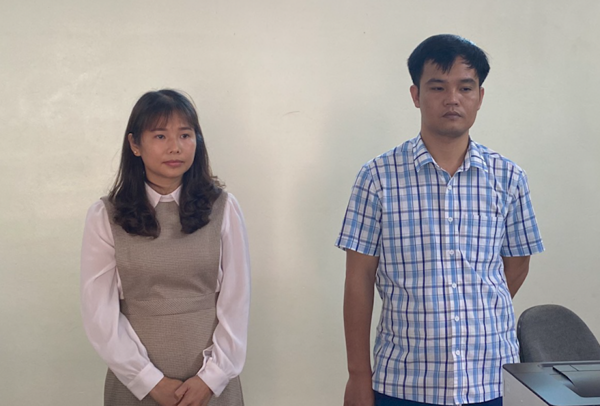 Đối tượng Nguyễn Văn Hùng và Lý Thị Minh