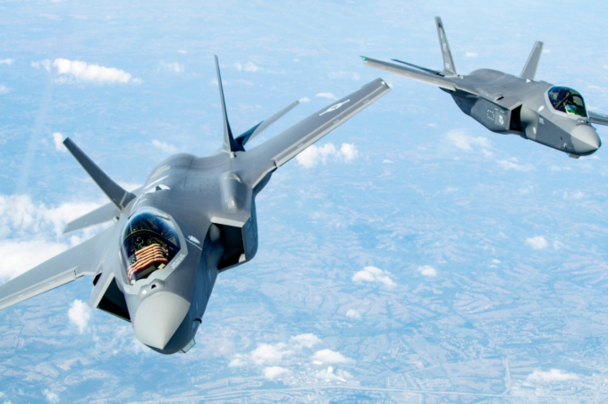 Tiêm kích F-35 của Mỹ. Ảnh minh họa: US Airforce.