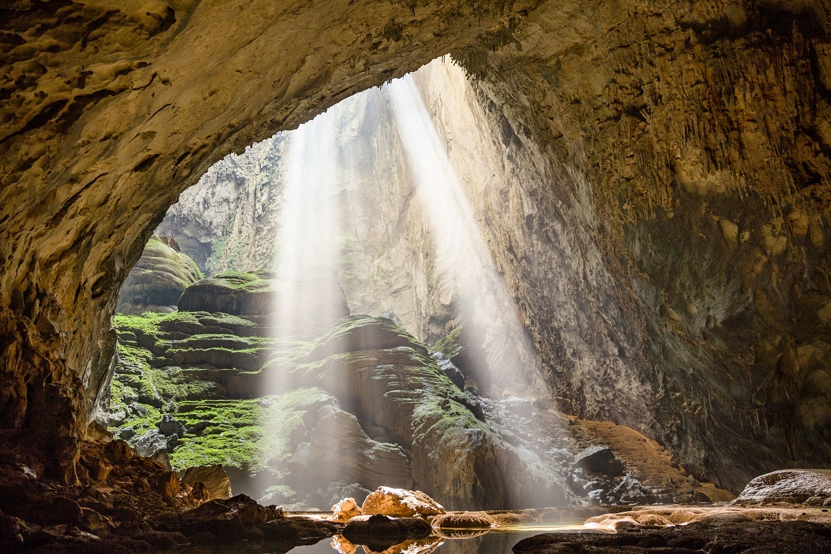 Khung cảnh bên trong hang Sơn Đoòng. Nguồn: Oxalis Adventure