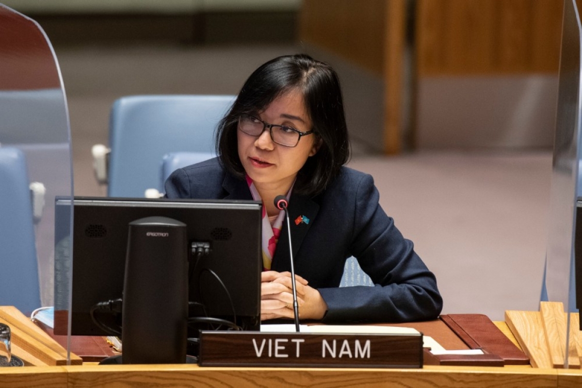 Đại sứ Nguyễn Phương Trà, Phó Trưởng Phái đoàn thường trực Việt Nam tại Liên hợp quốc (Ảnh: KT)