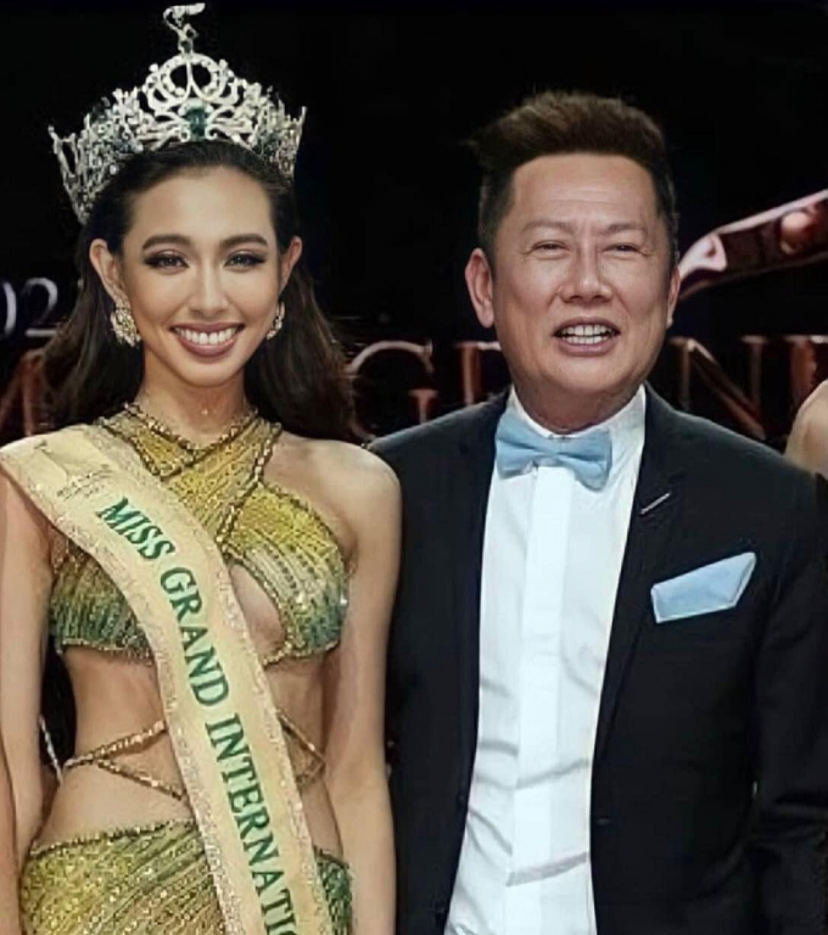Hoa hậu Thùy Tiên và chủ tịch Nawat