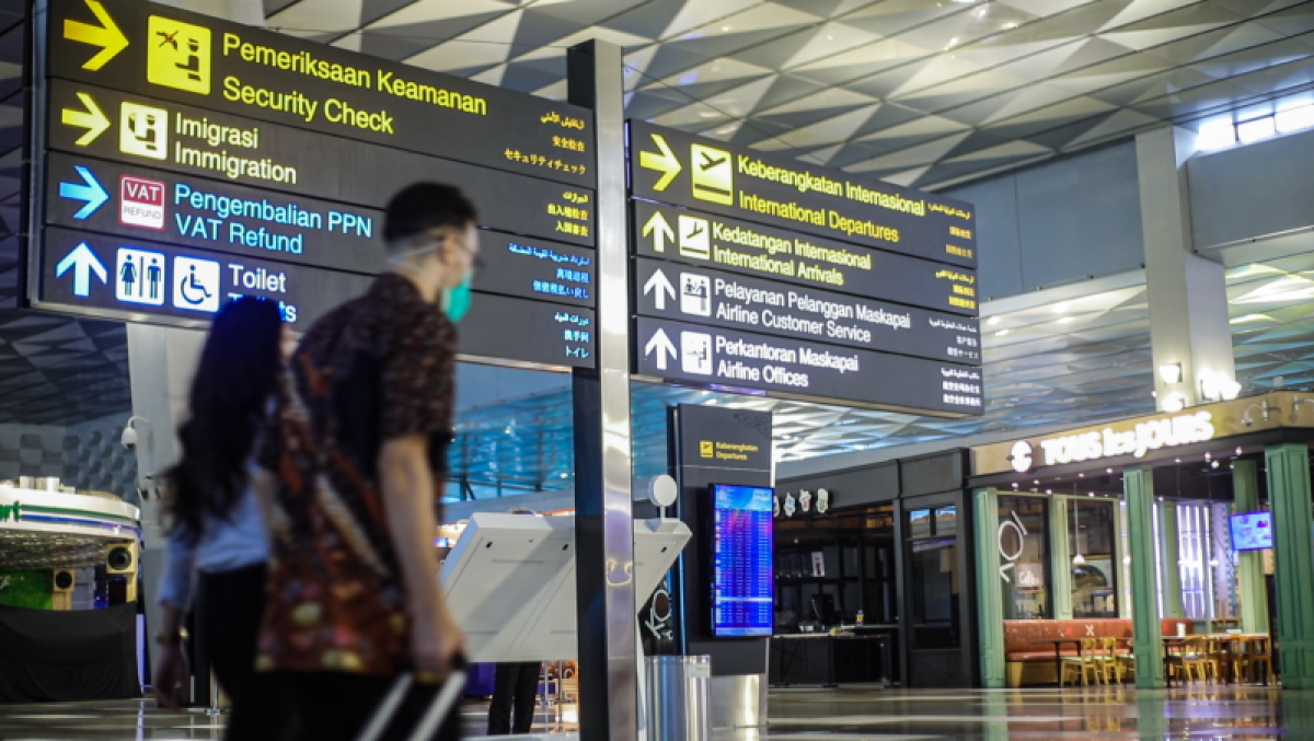 Sân bay quốc tế Soekarno - Hatta ở thủ đô Jakarta. Nguồn: Inews