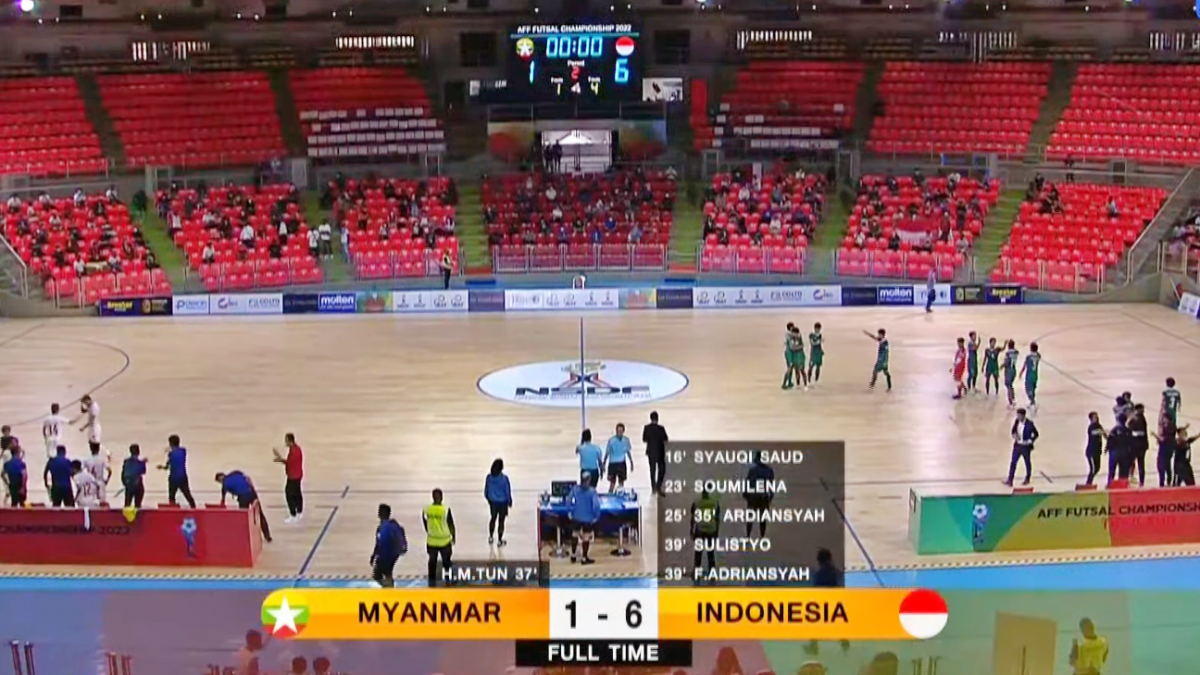 Indonesia thắng đậm Myanmar.