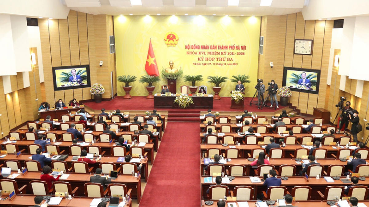 Kỳ họp thứ 3, HĐND thành phố Hà Nội khóa XVI (Ảnh minh hoạ)