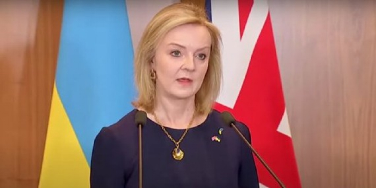 Ngoại trưởng Anh Liz Truss. Nguồn: Sky News