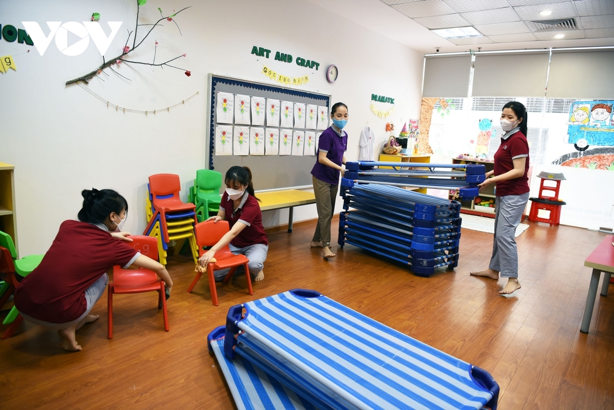 Các cơ sở giáo dục mầm non, tiểu học tư thục sẽ được hỗ trợ vay vốn để phục hồi sau dịch. (Ảnh minh họa)