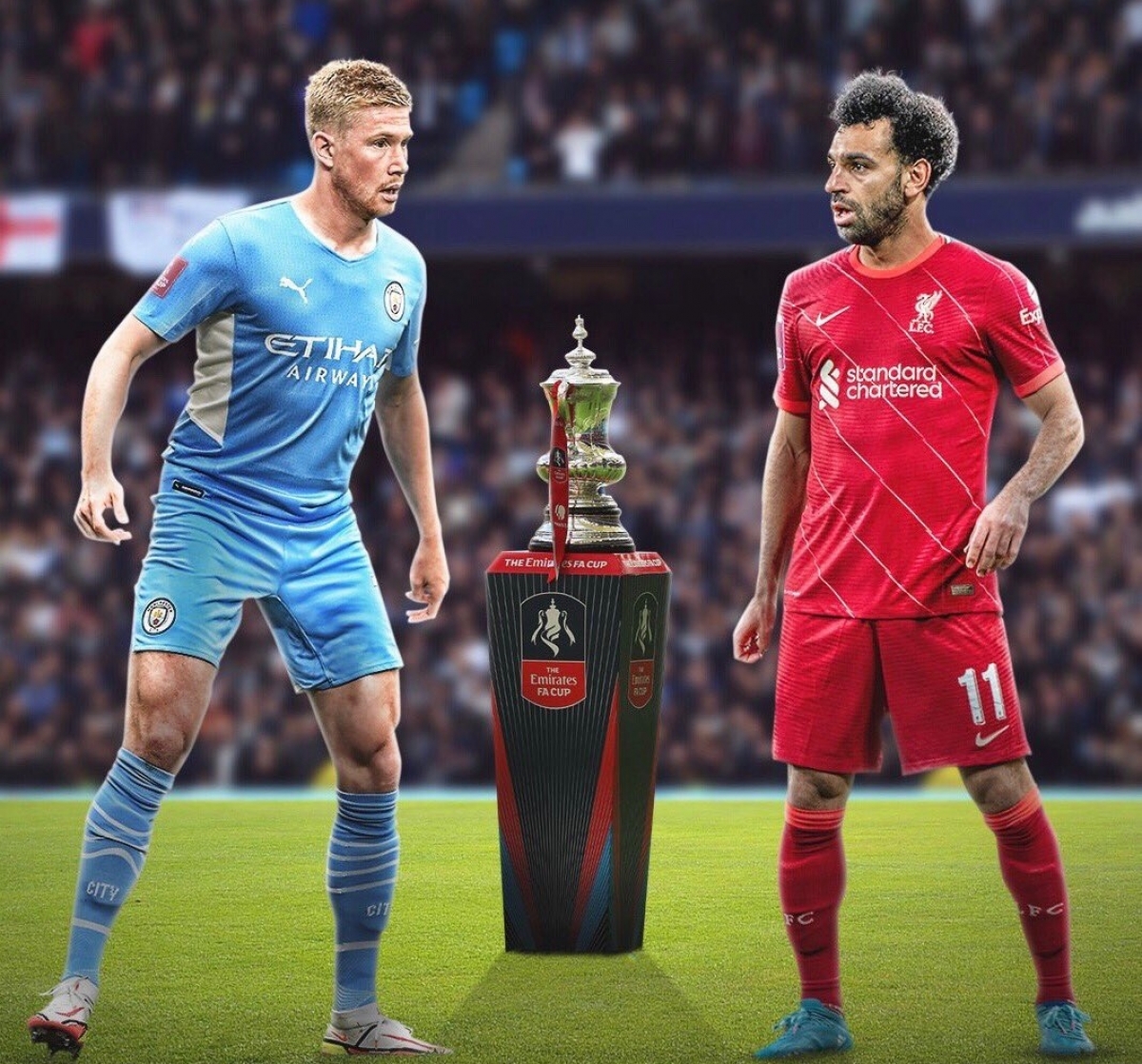 Man City và Liverpool sẽ tạo ra trận chung kết sớm ở FA Cup mùa này. (Ảnh: Bleacher Reports)