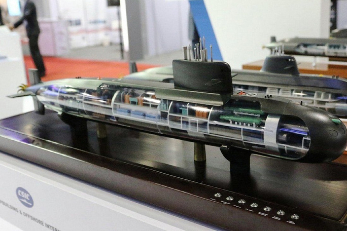 Mô hình tàu ngầm S26T - Nguồn SCMP.