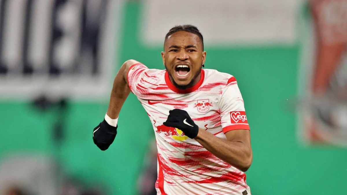 MU đang chạy đua giành chữ ký của Christopher Nkunku (Ảnh: Getty).