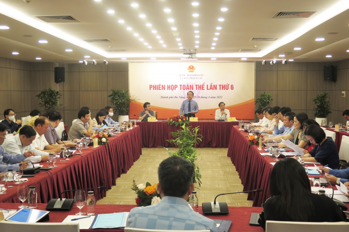 Phiên họp toàn thể lần thứ 6, Uỷ ban Pháp luật của Quốc hội