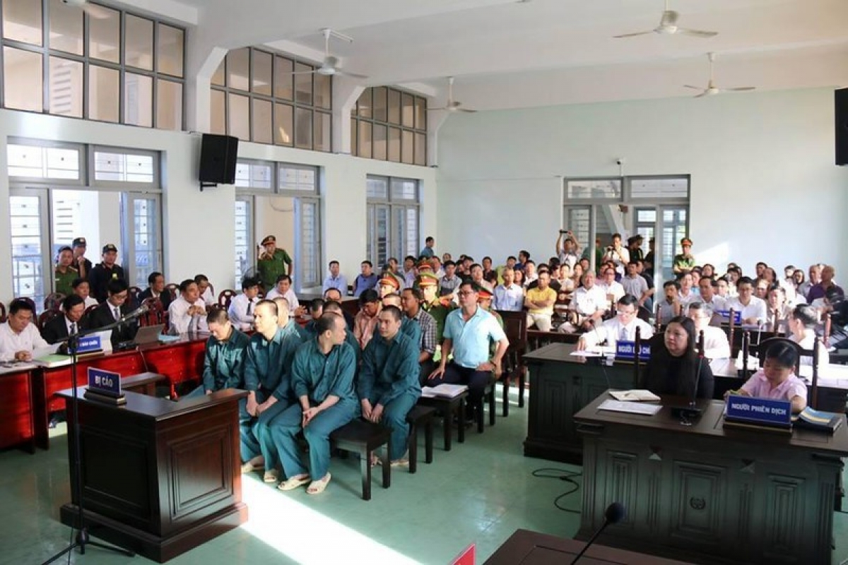 Phiên tòa năm 2018 (Ảnh: VKSND)