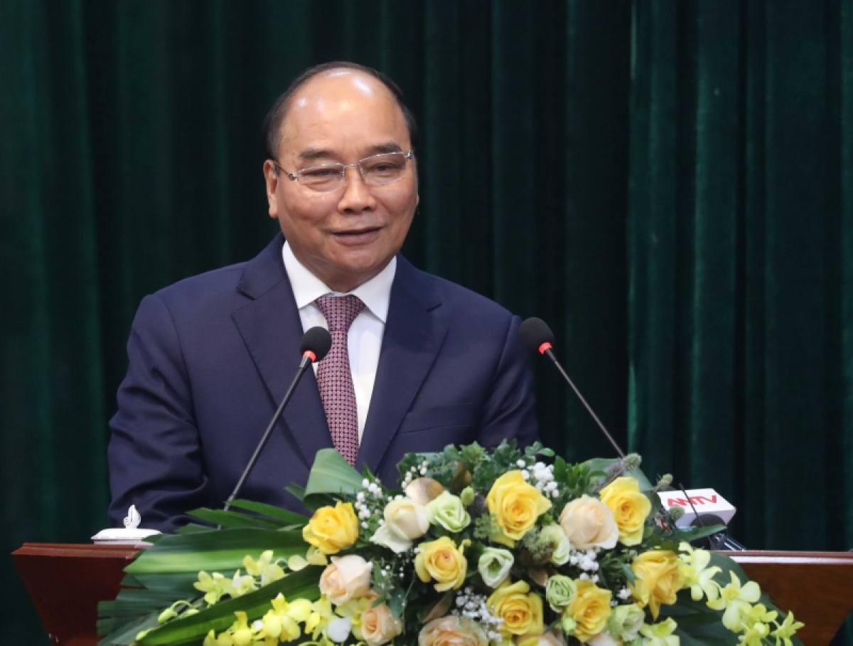 Chủ tịch nước Nguyễn Xuân Phúc khẳng định những đóng góp to lớn của lực lượng An ninh nội địa nói riêng trong sự nghiệp xây dựng và bảo vệ Tổ quốc.