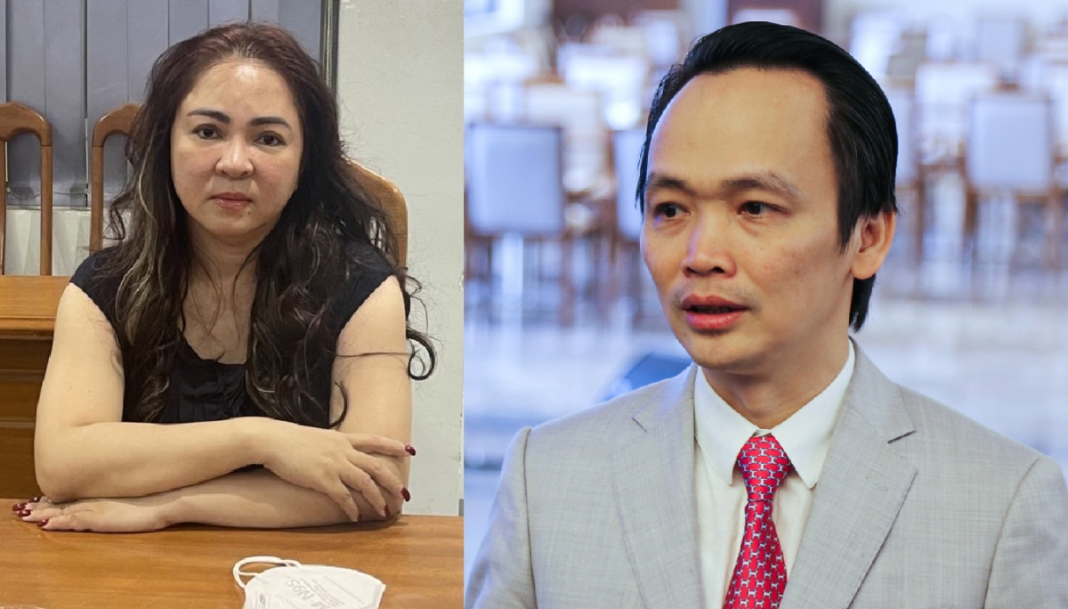 Bà Nguyễn Phương Hằng và ông Trịnh Văn Quyết