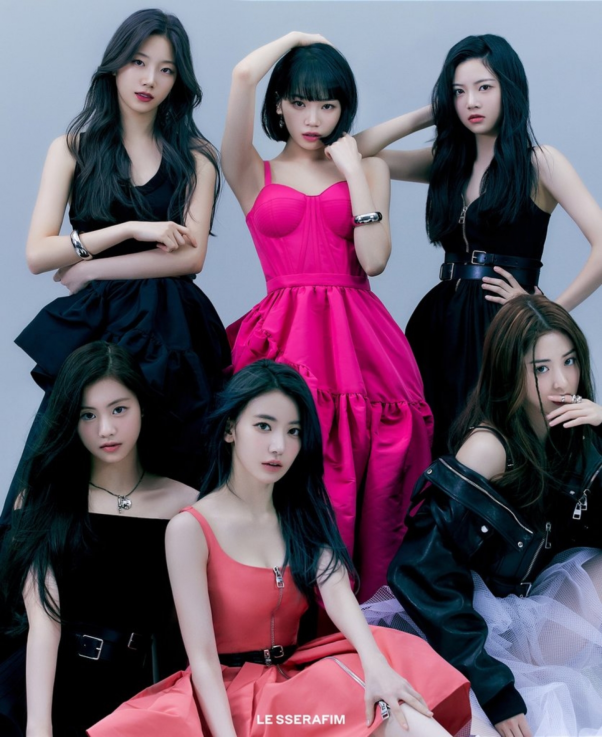Le Sserafim là nhóm nhạc nữ đầu tiên của Hybe - công ty quản lý nhóm BTS. Nguồn: Yonhap.