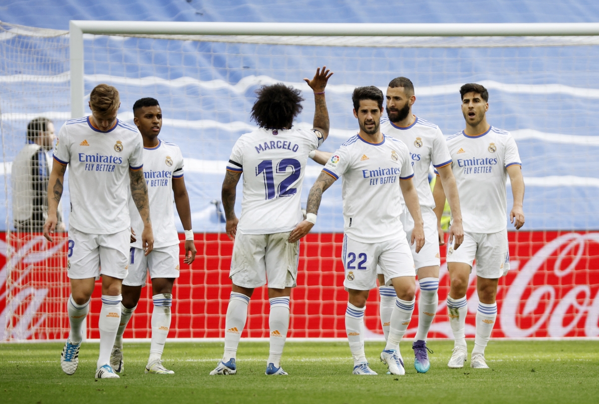  Real Madrid vô địch La Liga 2021/2022 sớm 4 vòng đấu. (Ảnh: Reuters). 