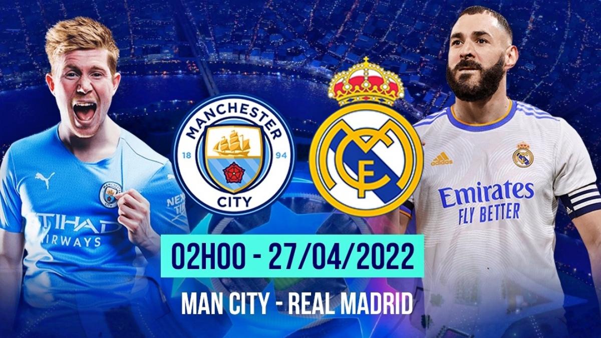 Trận đấu giữa Man City vs Real Madrid được coi là trận chung kết sớm.