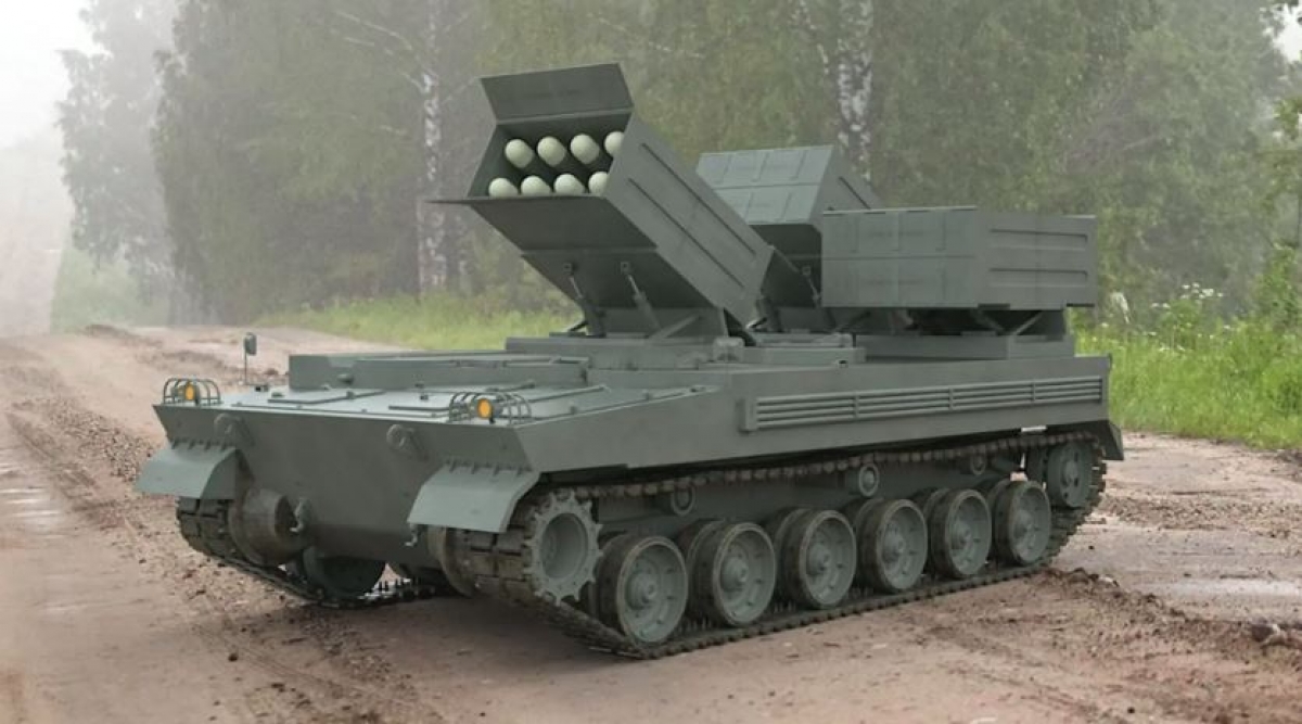 Pháo tự hành chống tăng trang bị tên lửa Brimstone. Ảnh: MBDA