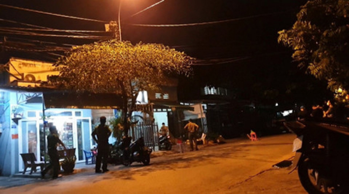 Hiện trường vụ án mạng.