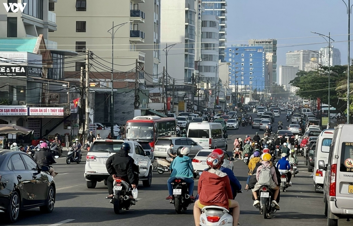 Đường Thuỳ Vân, Tp Vũng Tàu thường xuyên ùn ứ giao thông vào dịp lễ, Tết 