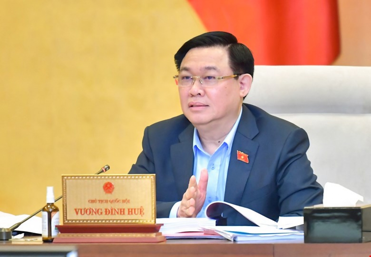 Chủ tịch Quốc hội Vương Đình Huệ. Ảnh: Quốc hội