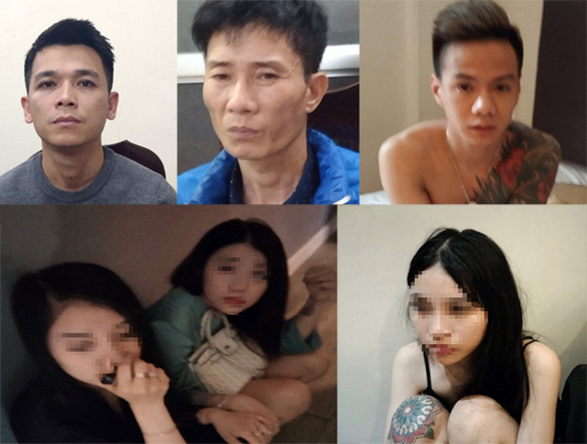 Đàn em của Quý và các cô gái trong nhóm 