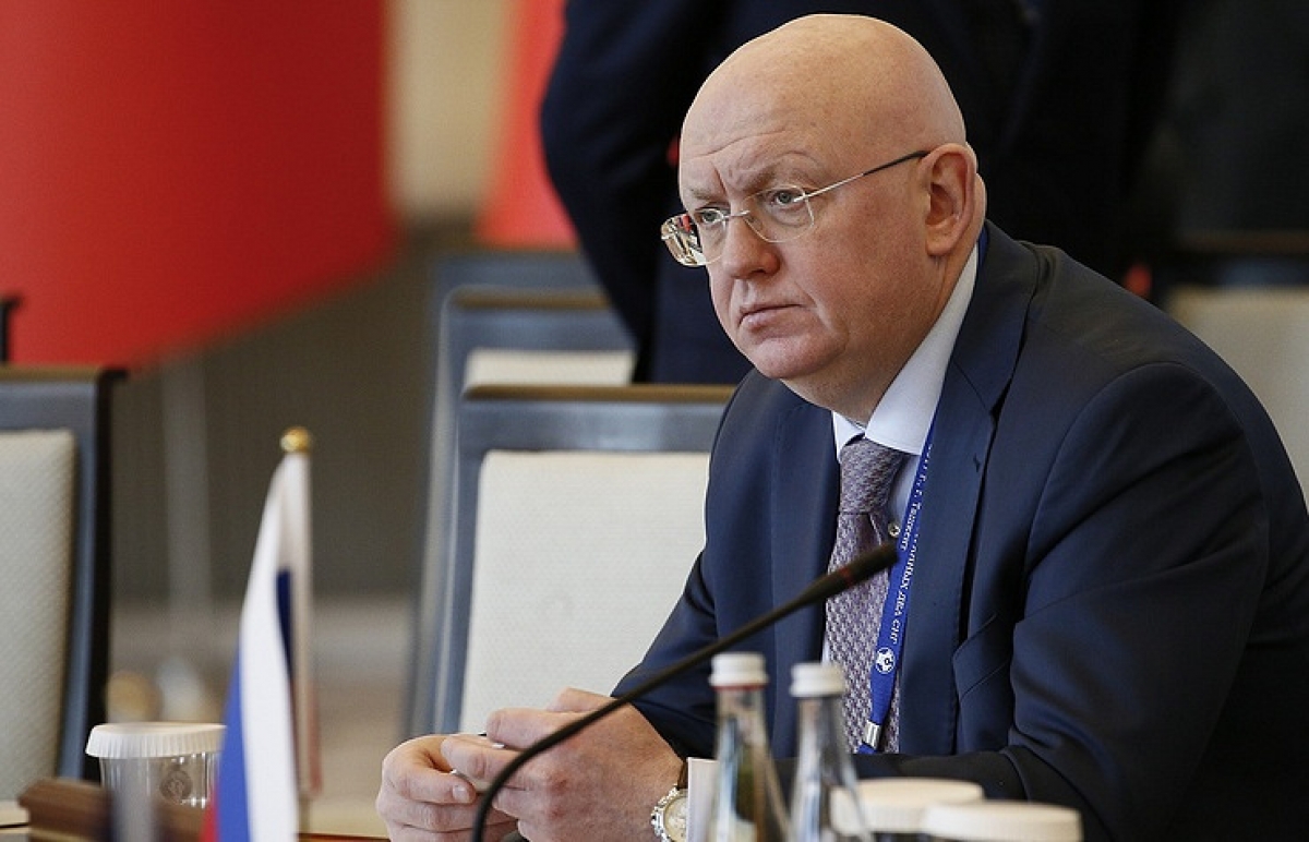 Đặc phái viên Nga tại Liên Hợp Quốc Vasily Nebenzya. Ảnh: Getty Images