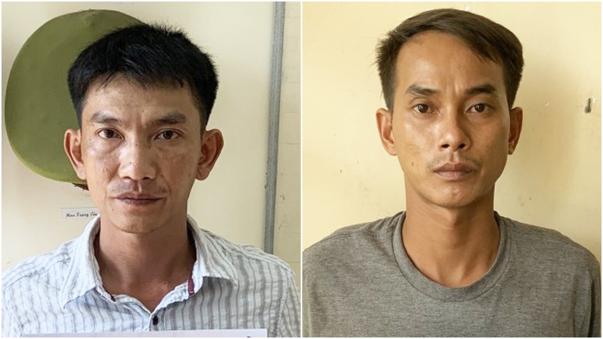Nguyễn Ngọc Cẩn (ảnh trái) và Hồ Thành Quý
