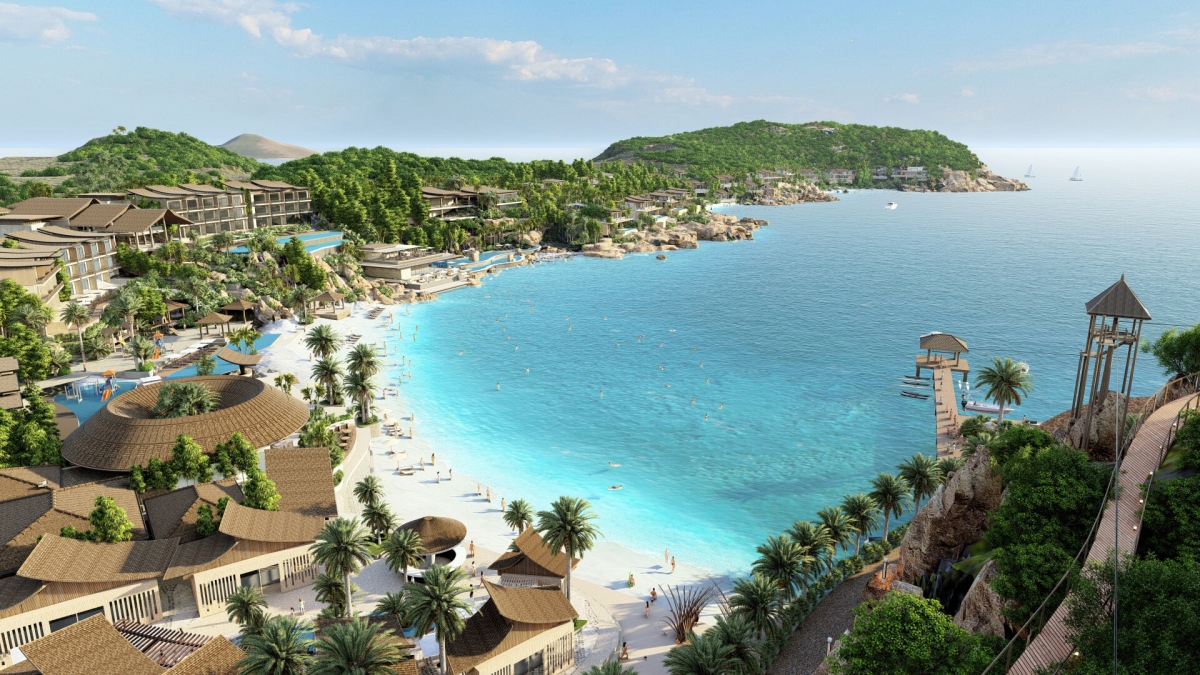 Rocko Bay Resort - bản giao hưởng giữa làn nước trong xanh và những vách đá hùng vĩ xen lẫn thảm thực vật xanh mướt.