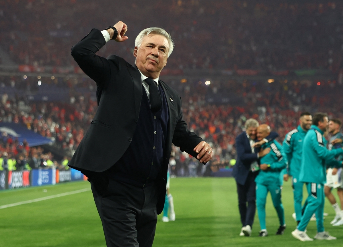 HLV Ancelotti luôn có những thay đổi người hợp lý mỗi khi Real Madrid gặp khó khăn (Ảnh: Reuters).